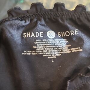 Shade & Shore Elegant Black And Multicolor Swimwear
